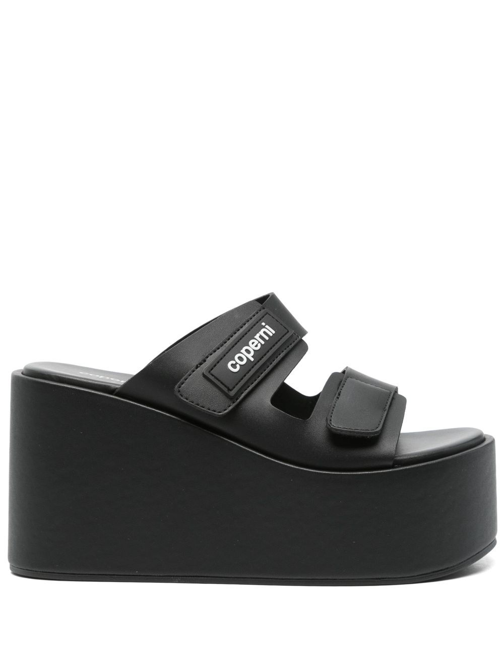 COPSH76F6015BLK 웨지 DOUBLESTRAP 샌들